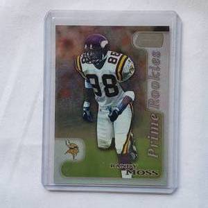 lot 90 image: Randy Moss Rookie Topps Prime Rookies No. PR9