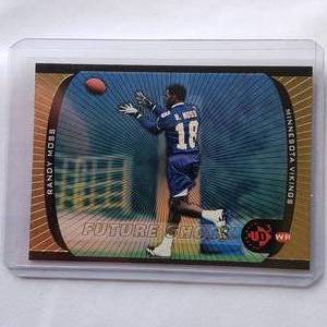 lot 103 image: Randy Moss Gold Rookie Upper Deck Futur Shock