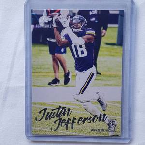 lot 114 image: Justin Jefferson Rookie Panini Chronicles Luminance No. 217