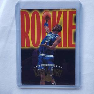 lot 131 image: Kevin Garnett Rookie Skybox No. 233