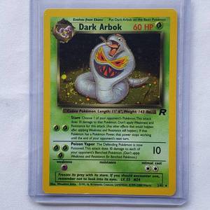 lot 142 image: Pokemon Dark Arbok Holo No. 2
