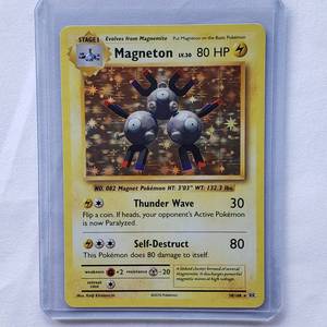 lot 143 image: Pokemon Magneton Holo No. 38