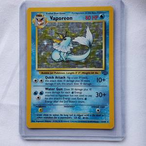 lot 144 image: Pokemon Vaporeon Holo No. 12