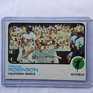 lot 182 image: Frank Robinson 1973 Topps No. 175