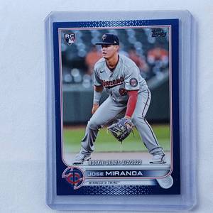 lot 198 image: Jose Miranda Rookie Blue SP Topps No. US5 Update Series