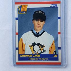 lot 204 image: Jaromir Jagr Score Rookie Card No. 428