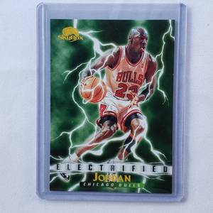 lot 212 image: Michael Jordan 1998 Skybox Electrified No. 278