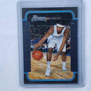 lot 216 image: Carmelo Anthony Bowman Rookie No. 140