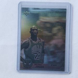 lot 220 image: Michael Jordan Holo 1992 Upper Deck No. AW1