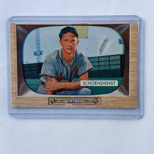 lot 229 image: Al Red Schoendienst 1955 Bowman No. 29