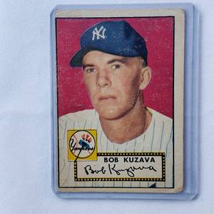 lot 231 image: Bob Kuzava 1952 Topps No. 85