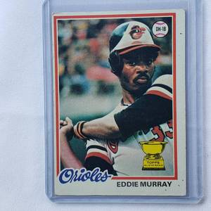 lot 235 image: Eddie Murray 1978 Topps All-Star Rookie Cup No. 36