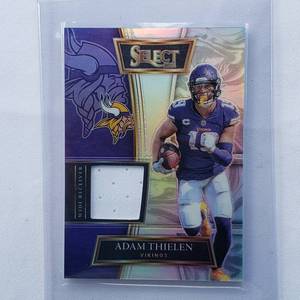 lot 258 image: Adam Thielen Prizm Select Relic 2021 Panini No. SS-ATH
