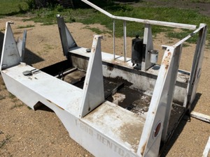 Trailer body with side Fuel Tanks