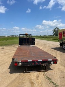 22 Truck Flat bed with Rack and Storage compartment