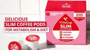 lot 46 image: Vitacup slim diet & metabolism coffee pods, medium roast, 18 ea
