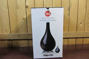 lot 54 image: Objecto W4 Woodgrain Hybrid Humidifier with Aromatherapy