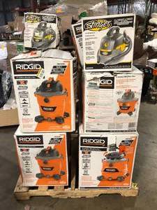 lot 5 image: Lot of Assorted WetDry Shop Vacs Various Models and Conditions   Customer Returns See Pictures