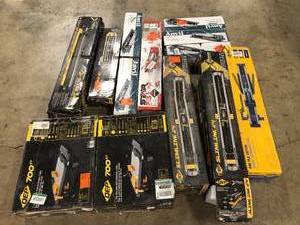 lot 9 image: Lot of Assorted Tile Cutters Various Models and Conditions Customer Returns See Pictures