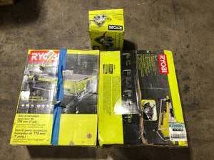 lot 10 image: Lot of Assorted Tile Saws Tables and Hardware Various Models and Conditions Customer Returns See Pictures