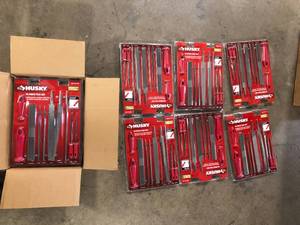 lot 19 image: Lot of Husky Multi-Purpose File Set (10-Piece)  Customer Returns See Pictures