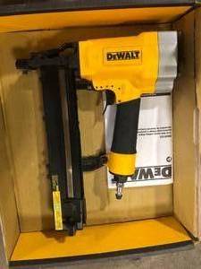 lot 21 image: DEWALT Pneumatic 16-Gauge 1 in. Crown Lathing Stapler    Customer Returns See Pictures