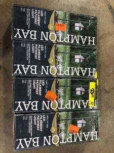 lot 35 image: Lot of Hampton Bay Coffeeville Low Voltage Oil-Rubbed Bronze LED Path Light    Customer Returns See Pictures