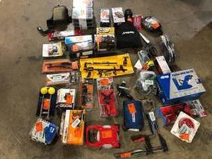 lot 46 image: Lot of Assorted Tools and Hardware  Various Models and Conditions  Customer Returns See Pictures