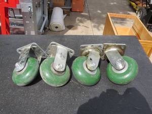 lot 18 image: Set of four 5 Caster Wheels