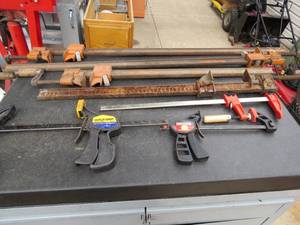 lot 38 image: Mixed Lot of Bar Clamps