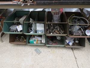 lot 45 image: 8 Tray Mixed Lot of Various Hardware Items