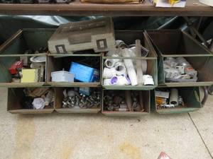 lot 46 image: 8 Tray Mixed Lot of Various Hardware Items