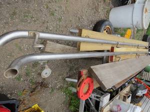 lot 64 image: Two Stainless Steel Handrails 11 4