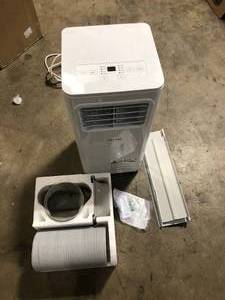 lot 2 image: Vissani 5,000 BTU 115-Volt Portable Air Conditioner with Dehumidifier Mode and Remote in White   Customer Returns See Pictures