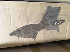 lot 50 image: StyleWell Brown Wicker Adjustable Outdoor Chaise Lounge Customer Returns See Pictures Customer Returns See Pictures