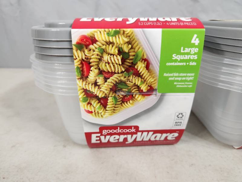 GoodCook EveryWare Food Container 4-pack Set Extra Large