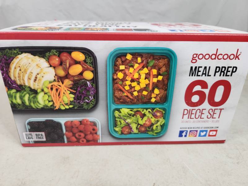 Goodcook Meal Prep Set, 60 Piece - 60 piece set