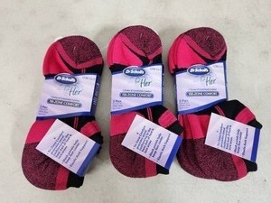 lot 28 image: 9 New Pair of Dr Scholls For Her Socks
