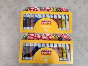 lot 32 image: 2 New Sets of Mondo LLama Gouache Paints
