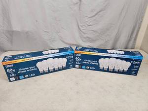 lot 112 image: 12 New LED 60 watt Choose Your Shade Light Bulbs
