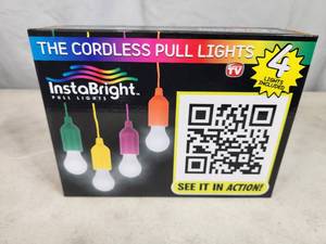 lot 140 image: New InstaBright Cordless Pull Lights