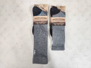 lot 146 image: 2 New Pair of Hiwassee Trading Co Merino Wool Socks