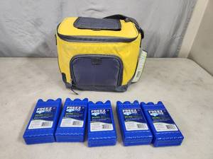 lot 152 image: New 9 Can Soft Sided Cooler with Freeze Packs