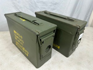 lot 106 image: Pair of 30 Cal. US Military Ammo Cans