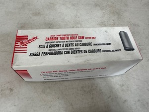 lot 40 image: New Milwaukee Carbide Tooth Hole Saw 1