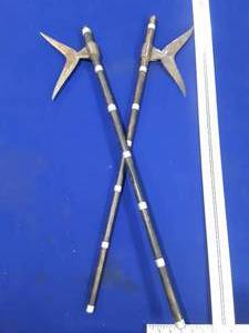 Two decorative axes