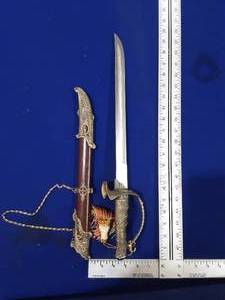 Decorative sword with sheath