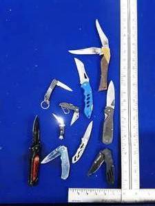Assorted pocket knives