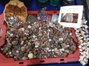 Large lot of agates and rocks