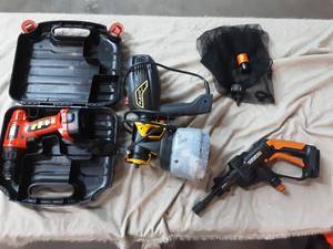 Paint Sprayer, Drill, Pressure Washer